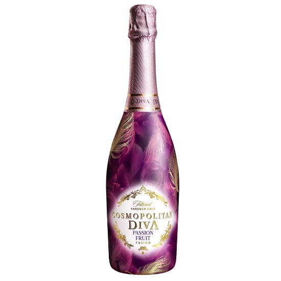 Напиток слабоалкогольный на основе яблочного вина «DIVA COSMOPOLITAN PASSION FRUIT»